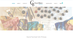 Desktop Screenshot of carolbakersilkart.com